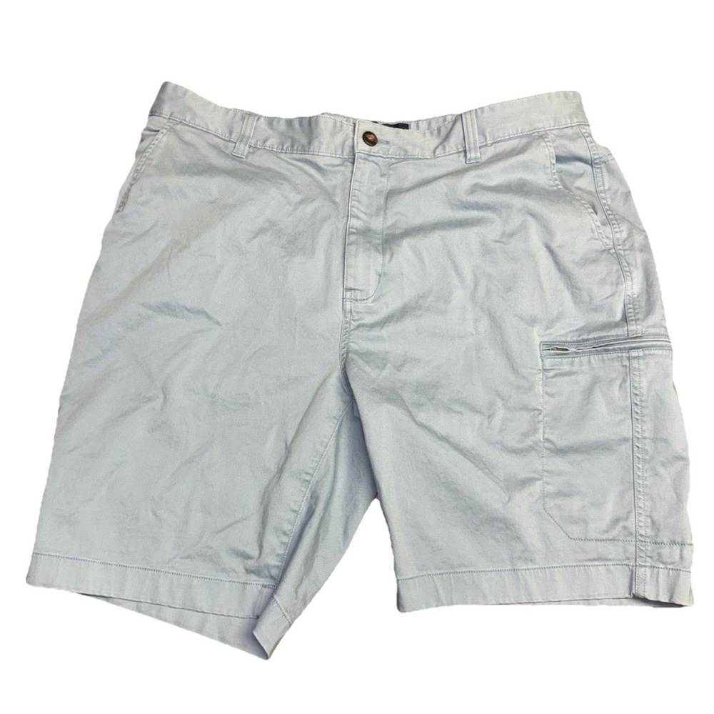 Cremieux Size 40 Men's Light Blue Chino Shorts Cotton Blend Academia Preppy